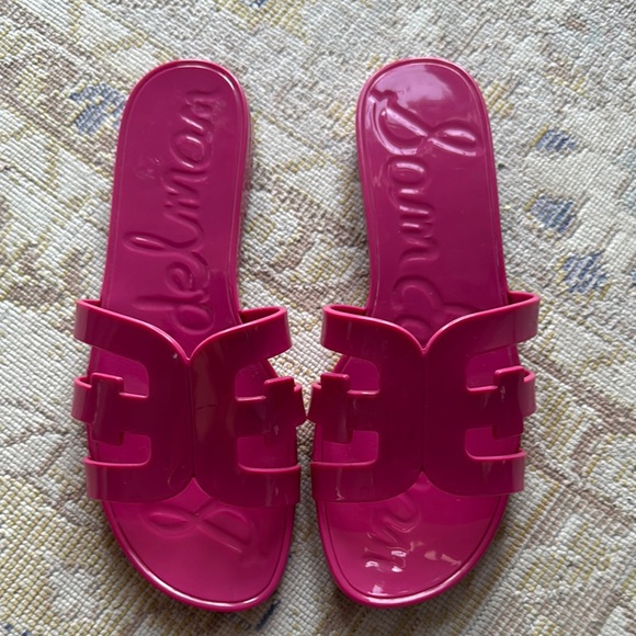 Sam Edelman Pink Slide Sandals - Picture 1 of 8
